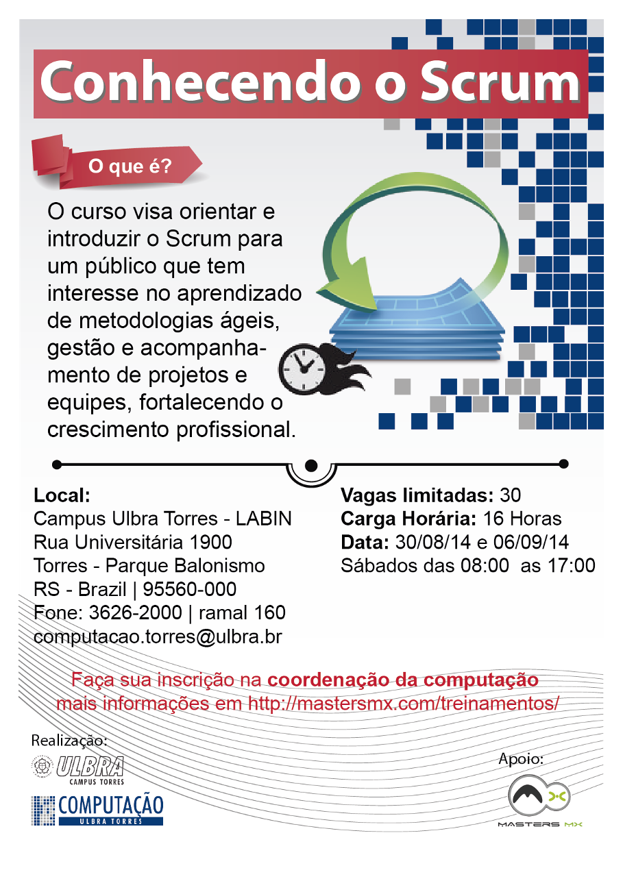 Curso de Extensão Scrum — ULBRA Torres/RS